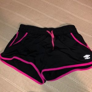 Black & Pink Running Shorts